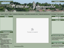 Tablet Screenshot of mairie-jumeauville.fr